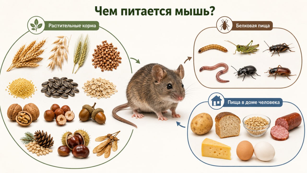 Чем питается мышь